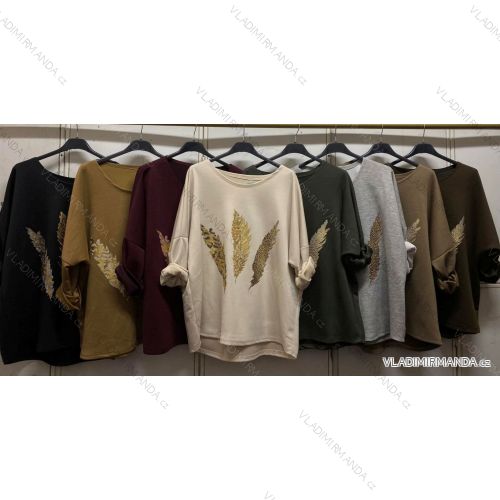 Women's short sleeve turtleneck sweater (42/44/46 ONE SIZE) ITALIAN FASHION IMC260237