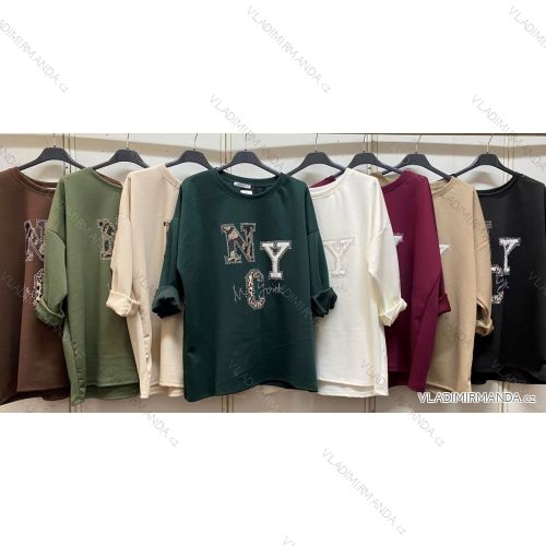 Women's short sleeve turtleneck sweater (42/44/46 ONE SIZE) ITALIAN FASHION IMC260237