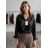 Women's long sleeve shirt, oversized (L/XL/XXL ONE SIZE) ITALIAN FASHION IMC260243 S / M / L dark blue