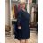 Women's long sleeve corduroy cotton dress, oversized (46/48/50 ONE SIZE) ITALIAN FASHION IM4260322