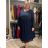 Women's long sleeve corduroy cotton dress, oversized (46/48/50 ONE SIZE) ITALIAN FASHION IM4260322