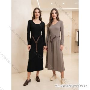 Women's Oversized Knitted Long Sleeve Sweater (S/M ONE SIZE) ITALIAN FASHION IMSN2416125