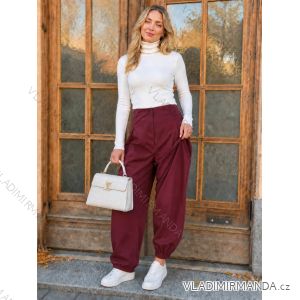 Women's Elegant Oversize Long Sweatpants (S/M/L ONE SIZE) ITALIAN FASHION IMD23634