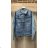 Women's short denim jacket (2XL-6XL) MOON GIRL MOG26GYD2609B/DUR