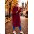 Women's Elegant Oversize Long Sweatpants (S/M/L ONE SIZE) ITALIAN FASHION IMD23634 54/56/58 wine