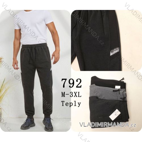 Warm men's sweatpants, oversized (L-3XL) SEZON SEZ25T721