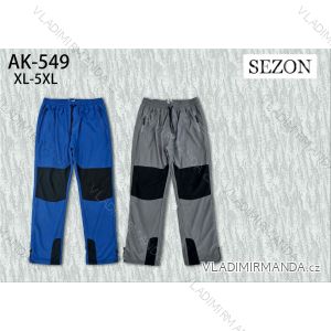 Warm men's sweatpants, oversized (L-3XL) SEZON SEZ25T721
