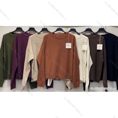 Women's short sleeve turtleneck sweater (42/44/46 ONE SIZE) ITALIAN FASHION IMC260237