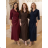 Women's Oversized Knitted Long Sleeve Sweater (S/M ONE SIZE) ITALIAN FASHION IMSN2416125 S / M / L Brown