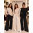 Elegant icecool long strapless dress for women (S / M ONE SIZE) ITALIAN FASHION IMM22921 S / M black