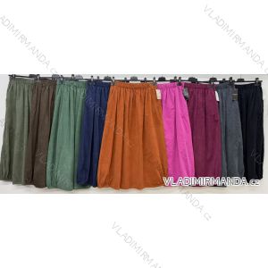 Women's oversized long pants with belt (42/44/46 ONE SIZE) ITALIAN FASHION IM4260327
