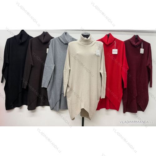 Women's oversized long pants with belt (42/44/46 ONE SIZE) ITALIAN FASHION IM4260327