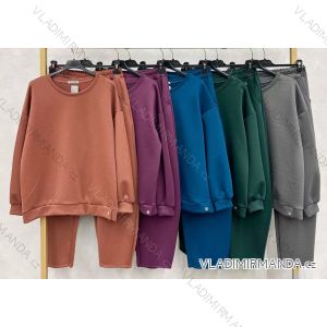 Women's oversized long pants with belt (42/44/46 ONE SIZE) ITALIAN FASHION IM4260327