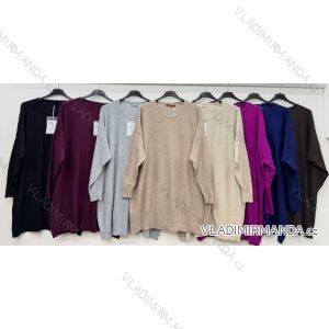 Women's oversized long pants with belt (42/44/46 ONE SIZE) ITALIAN FASHION IM4260327