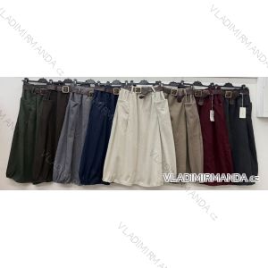 Women's oversized long pants with belt (42/44/46 ONE SIZE) ITALIAN FASHION IM4260327