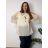 Summer dress oval short sleeve women's oversized (50/52/54 ONE SIZE) ITALIAN FASHION IM425011