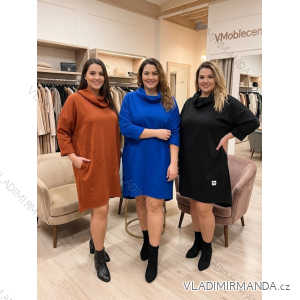 Women's Oversized Knitted Long Sleeve Sweater (S/M ONE SIZE) ITALIAN FASHION IMSN2416125