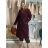 Women's Oversized Knitted Long Sleeve Sweater (S/M ONE SIZE) ITALIAN FASHION IMSN2416125