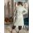 Women's Oversized Knitted Long Sleeve Sweater (S/M ONE SIZE) ITALIAN FASHION IMSN2416125