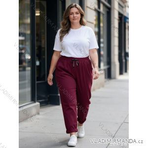 Women's oversized long pants with belt (42/44/46 ONE SIZE) ITALIAN FASHION IM4260327