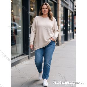 Women's oversized long pants with belt (42/44/46 ONE SIZE) ITALIAN FASHION IM4260327