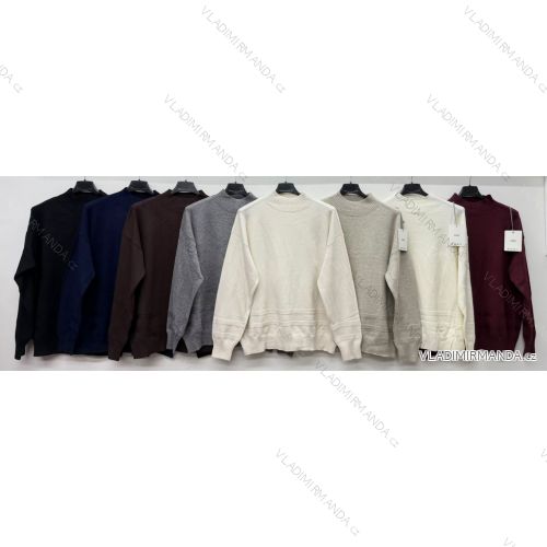 Women's oversized long pants with belt (42/44/46 ONE SIZE) ITALIAN FASHION IM4260327