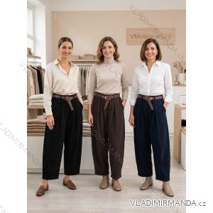 Women's Oversized Knitted Long Sleeve Sweater (S/M ONE SIZE) ITALIAN FASHION IMSN2416125