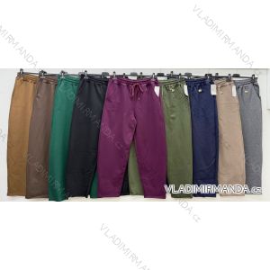 Women's oversized long pants with belt (42/44/46 ONE SIZE) ITALIAN FASHION IM4260327