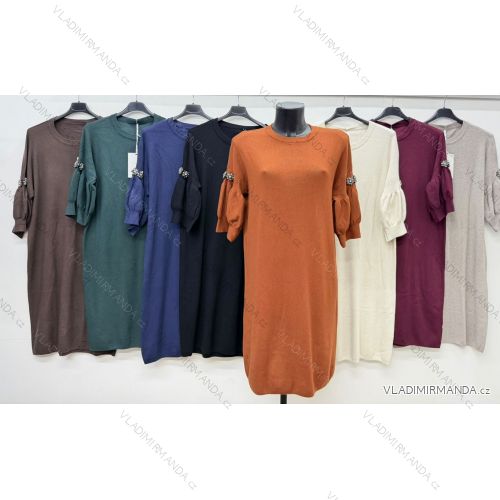 Women's oversized long pants with belt (42/44/46 ONE SIZE) ITALIAN FASHION IM4260327