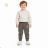 Girls Garden Pants for Baby Girls and Boys (74-104)  KUGO DK3759