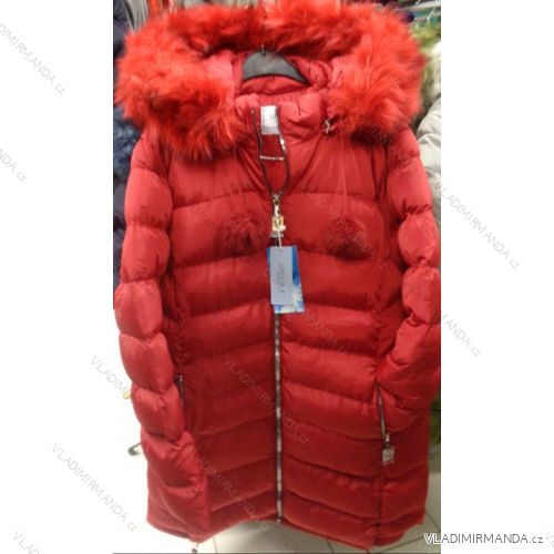Jacket with fur women's oversized (2xl-6xl) SPEEDA W579BIG