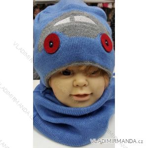 Set of hat caps winter boys (3-8 years) POLSKÁ VÝROBA POL117116
