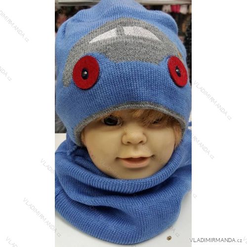 Set of hat caps winter boys (3-8 years) POLSKÁ VÝROBA POL117116
