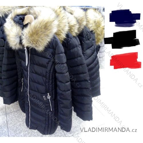 Jacket coat with ladies' fur (s-xl) POLSKá MODA PM217045