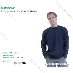 T-shirt long sleeve cotton single color (s-3xl) BLOSSOM TR-160