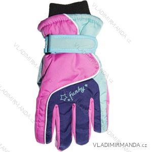 Gloves Girls Ski Girls Girls (22-24 cm) YO! RN-006
