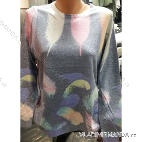 Pullover sweater long sleeve ladies (m-2xl) POLSKá MODA GR17044