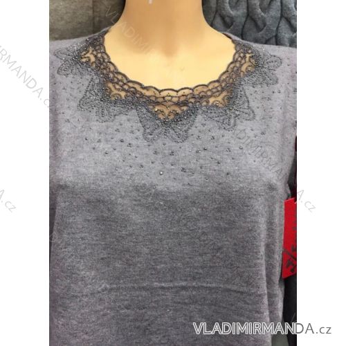 Pullover sweater long sleeve ladies (m-2xl) POLSKá MODA GR17049