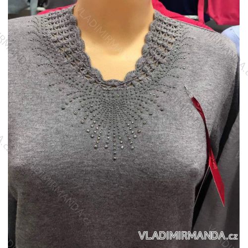Pullover sweater long sleeve ladies (m-2xl) POLSKá MODA GR17053