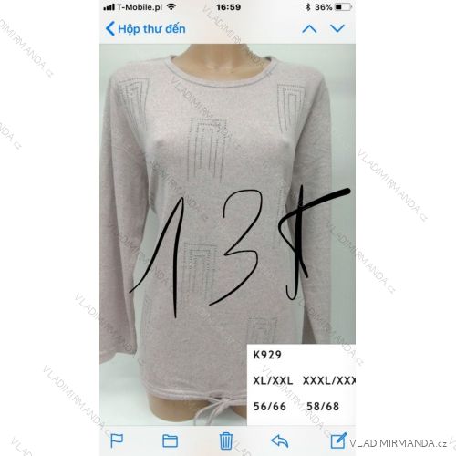 Long sleeve t-shirt (l-3xl) ERBOSSI PM217K929
