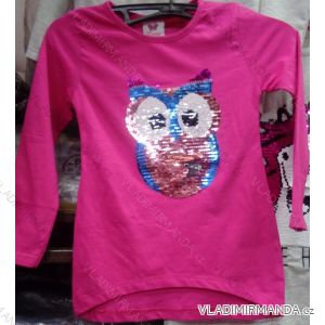 T-shirt short long sleeve with sequins children's (98-128) TUZZY TURKEY MODA TM21793017
