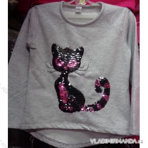 T-shirt warm long sleeve with sequins baby girl (98-128) TUZZY TURKEY MODA TM217065
