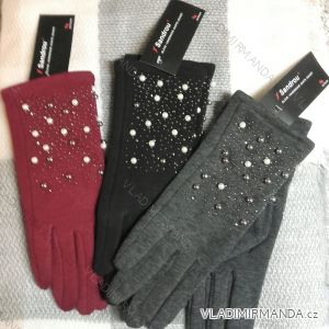 Gloves with pearl warm womens' sands SANDROU TE20
