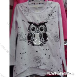 T-shirt short sleeve with sequins girls girl (128-164) TUZZY TURKEY MODA TM217071
