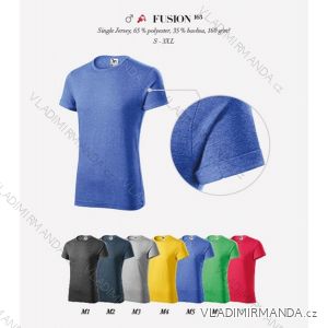 T-shirt fusion short sleeve men (s-3xl) ADVERTISING TEXTILE 163F
