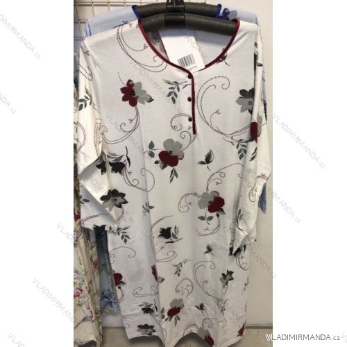 Nightwear Long Sleeve Women's Cotton Oversized (m-3xl) COANDIN S2477G