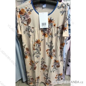 Shirts night short sleeve women's cotton oversized (m-3xl) COANDIN S2492C
