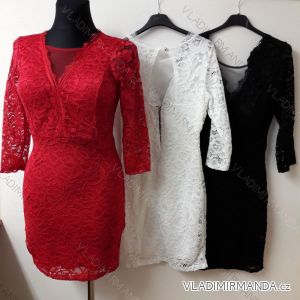 Lace dress short 3/4 sleeve ladies (uni sl) ITALIAN Fashion IM918016
