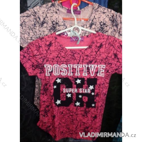 T-Shirt Short Sleeve Girls (134-164) GLASS BEAR HZ-8115