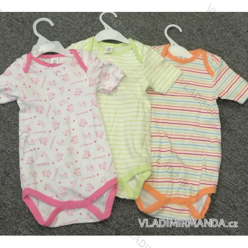 Body Short Sleeve Girls Boys & Boys (3-24 Months) AODA BA08
